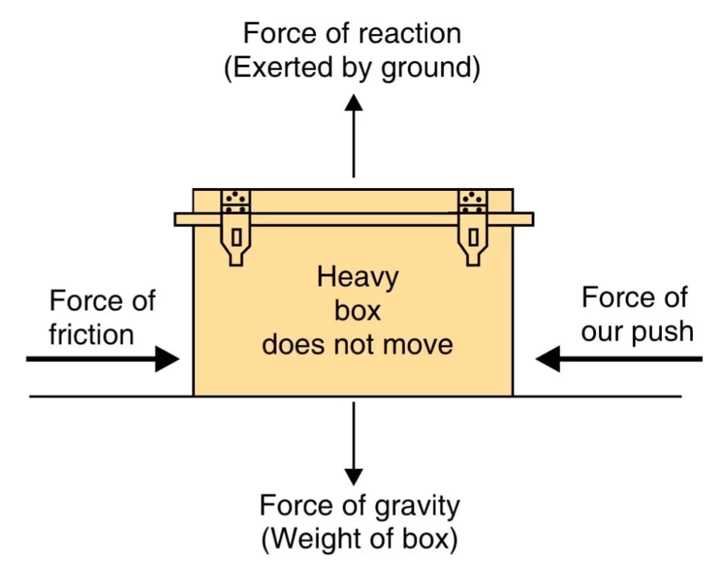 Force and Laws of Motion Class 9 Notes Balanced force